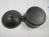 Wagner-0-#6A Round Roaster with Wagner drip drop lid
