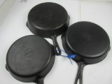 Griswold Small Block #7,8,9 set of 3 Skillets