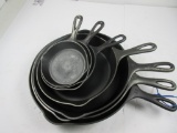 Set of Wagner Pie logo #2-3-4-7-9-10-11 7 Piece set