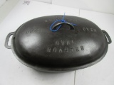 Griswold #7 Dutch Oven Oval Roaster with Trivet