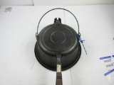 Wagner -0-#8 High Base Wood Handle Waffle Iron