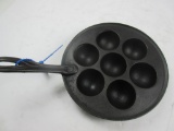 Unmarked #8 Aebleskiver Pan...