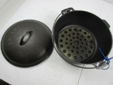 Griswold #9 LBL Dutch Oven with Trivet