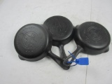 Griswold #3 LBL Skillets Lot of 3