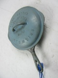 Griswold #9 Blue Plated Skillet with Lid LBL