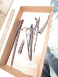 6 early Blacksmith tools inc. heller and Dia