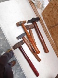Lot of 5 blacksmith hammers