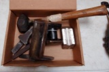 Lot of 5 Blacksmith hardies and cats eye hammer