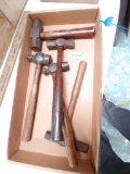 5 nice Blacksmith hammers inc. charpion cross peen