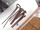 5 Blacksmith Nippers and shoe pullers