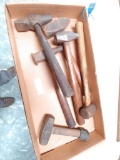 Lot of 6 Blacksmith Hammers