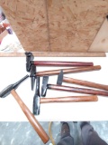 Lot of 6 New Old Stock Blacksmith Hammers