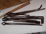 Lot of 6 Blacksmith Tongs