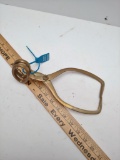 Miniature Sample Ice Tongs All Brass