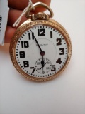 Hamilton 992 mod 2 21 Ruby J. Gold Center Wheel org Case near Mint Pocket watch