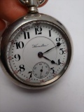 Hamilton 940 Mod 1 21 Ruby J 185 ser, 530606 Damaskeened Decorated Movement Rare Pocket watch