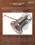 SCROLLSTOPPER 1893 Dowagiac Grain Drill (Patent Model) ONCE IN A LIFETIME OPPORTUNITY!