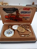Southern Pacific Lines Great American Lines Commemorative Pocket Watch in presentation box
