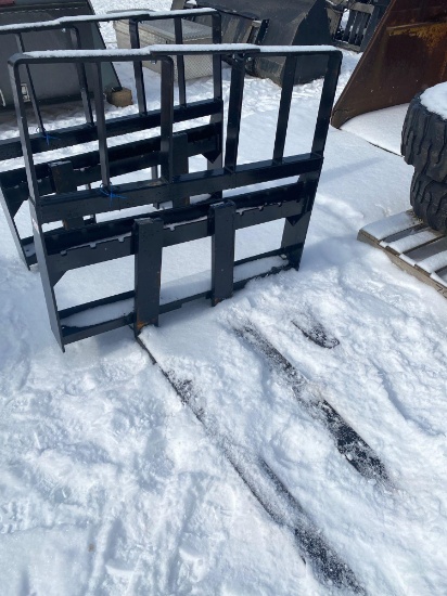 New Kivel Co 4200 max cap 48in Skidloader forks