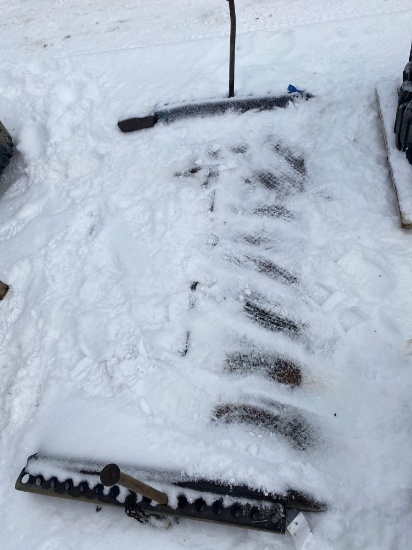 Steel dock plate.
