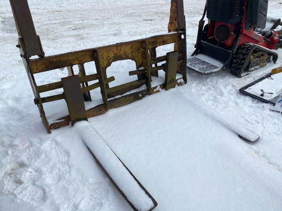 72in wide x 46 in long loader forks