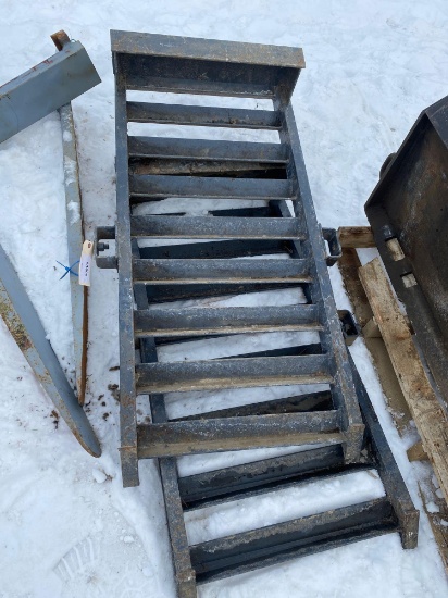 Pair of 57in x 24in steel ramps