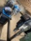 (16870)- 2 Drill presses mounted on steel frame