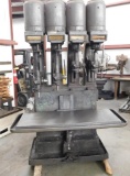 (16825)- LELAND GIFFORD 4 HEAD DRILLPRESS