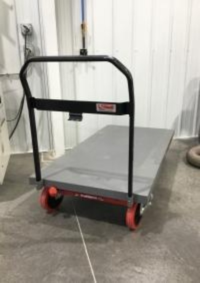 (13569D)- New 30 inch x 60 inch carts w/2 swivel casters