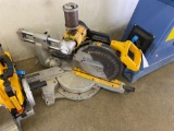 (13661)- Dewalt 12 inch sliding compound miter saw, air powered