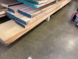 (13673)- 14 pieces of 8/4 and 12/4 poplar, 10 and 11 ft length