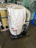 (13744)- Shop Fox Single bag dust collector, damaged starter switch