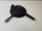 Griswold Puritan No 8 Cast Iron Waffle Iron w/ Low Base