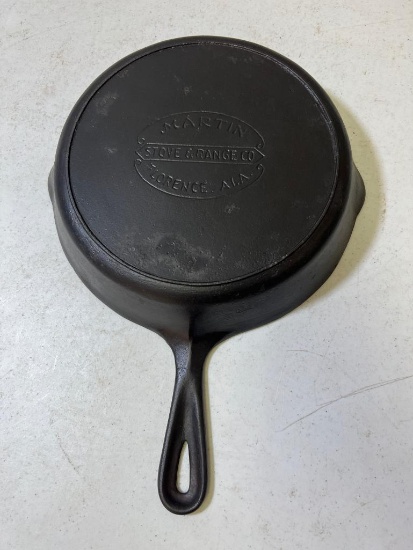 Martin Stove and Range Co. Florence Al No. 8 Cast Iron Skillet