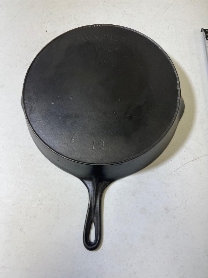Older Wagner No. 12 Cast Iron Skillet w/ heat ring