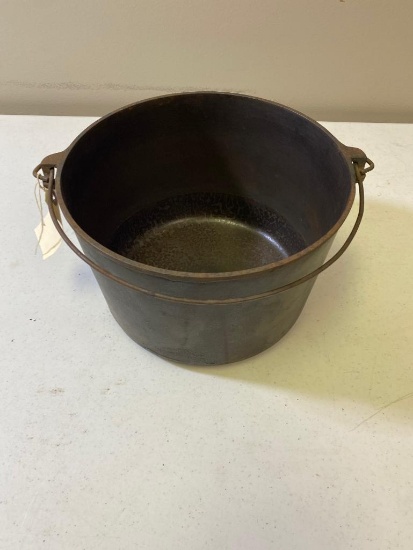Griswold No. 8 Flat Bottom Kettle, Large Block Logo
