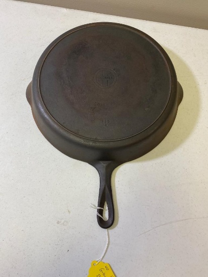 Griswold No. 12 Small Block Logo Cast Iron Skillet, mold 719A, w/ heat ring