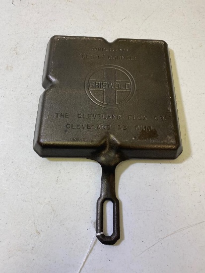 Griswold Breakfast Skillet, Compliments of "Cliff" Cornell, The Cleveland Flux Co.