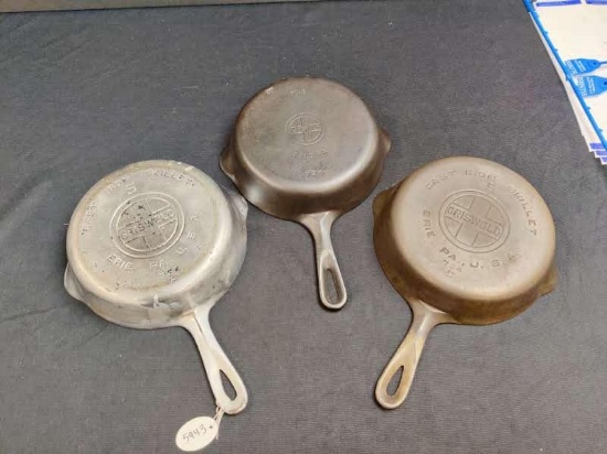 3- #5 skillets