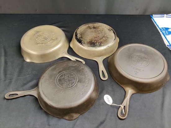 4- #7 Griswold Skillets