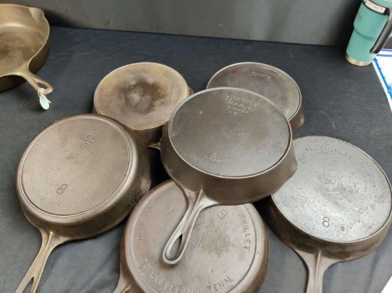 6- #8 Skillets