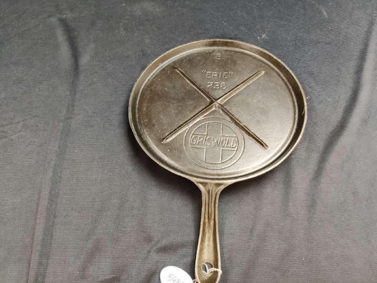 Griswold #8-738 Slant Logo Griddle