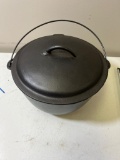Wagner? No. 4 cast iron kettle, bottom is heavily pitted