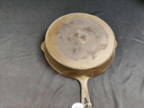 Favorite No. 12 Cast Iron Skillet, smiley logo