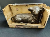 Griswold Lamb Mold w/ original box, box is a little rough