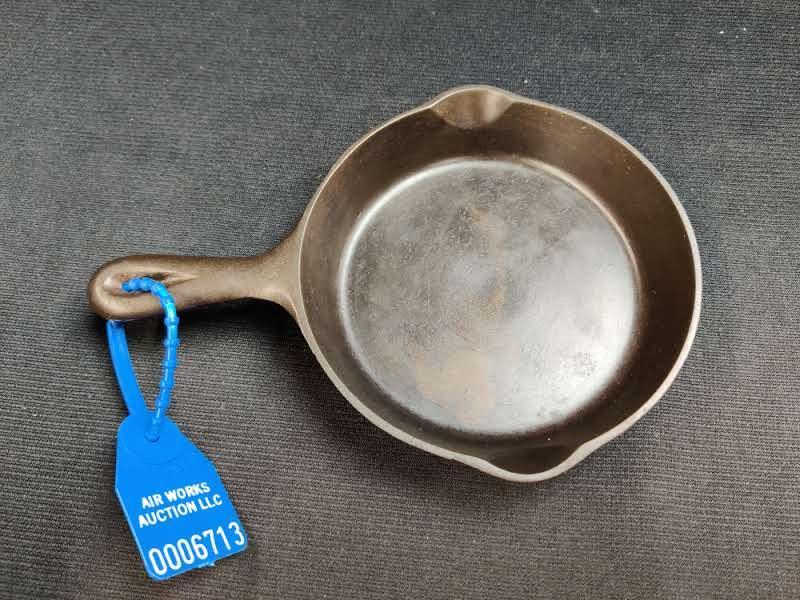 Sold at Auction: Rare Old Antique Miniature Cast Iron Skillet Fire