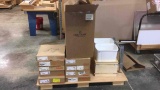 Pallet of Blum drawer slides and Century waste drawer kit