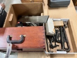 Moulding samples, Allen wrenches, and Moulder cutter patterns