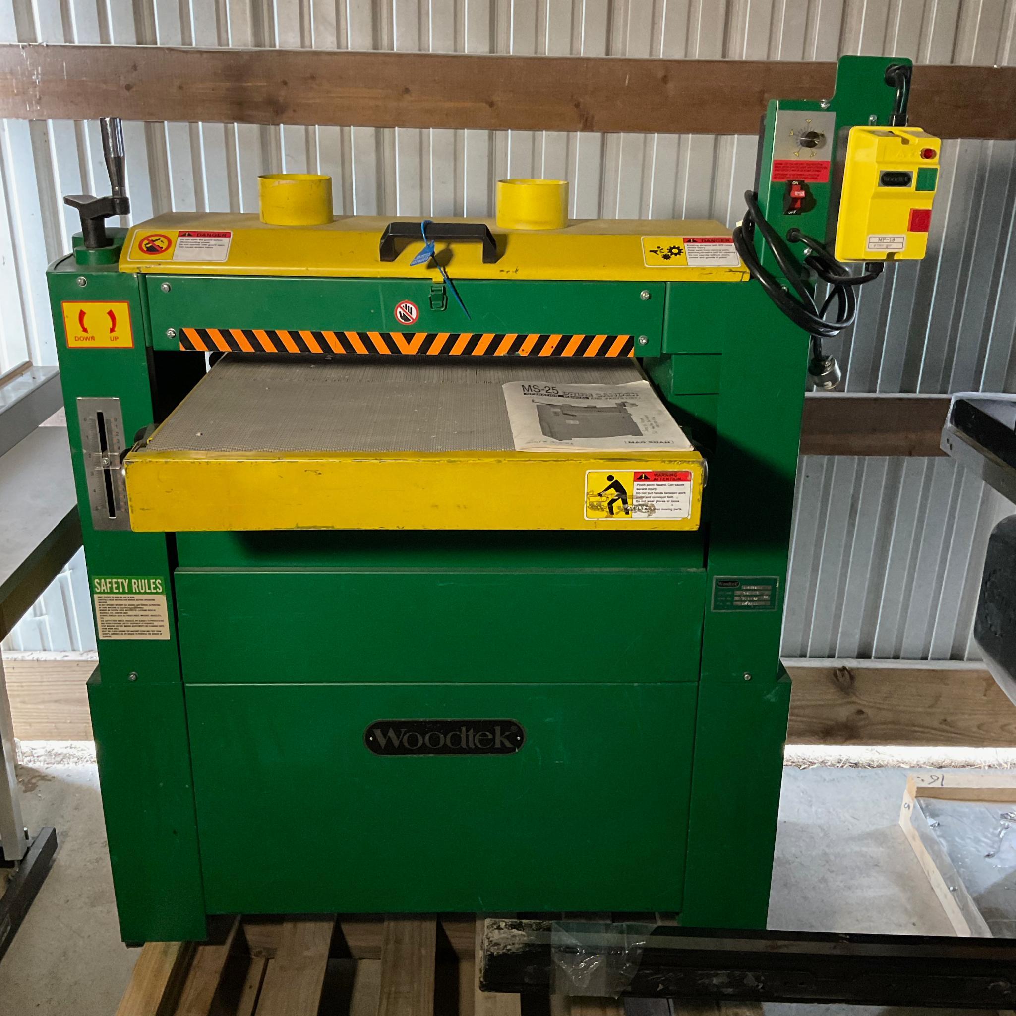 16003 Woodtek 24 Drum sander Proxibid