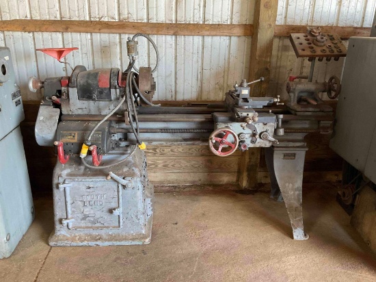 (19004)- South Bend precision Lathe, 3 phase, rough condition, 36 inch, Model CL185C